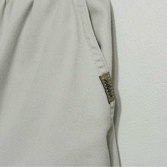 VF Jeanswear Vintage White Pull-On Elastic Waist Straight Wide Leg Pants 12P - Picture 3 of 6